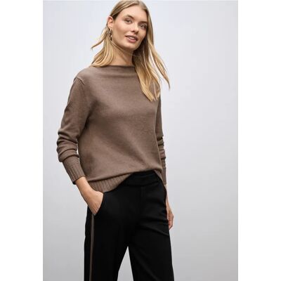 Street One Basic Pullover female Braun Street One Basic Pullover female Braun