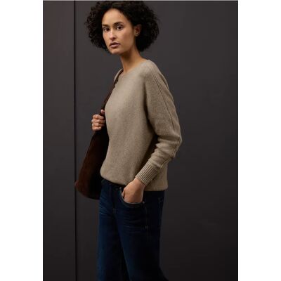 Street One Cosy Dolman Pullover female Beige Street One Cosy Dolman Pullover female Beige