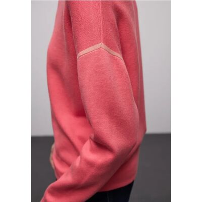 Street One Pullover mit Kontrastdetails female Pink Street One Pullover mit Kontrastdetails female Pink