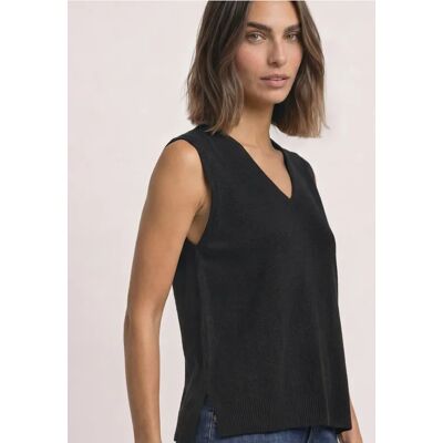 Street One Pullunder mit V-Neck in Unifarbe female Schwarz Street One Pullunder mit V-Neck in Unifarbe female Schwarz