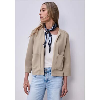 Street One 3/4-Arm Jacke im Silk-Look female Beige Street One 3/4-Arm Jacke im Silk-Look female Beige
