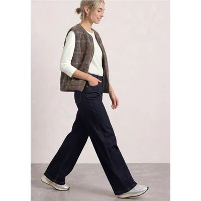 Street One Teddy-Weste mit Zipper und Print female Braun Street One Teddy-Weste mit Zipper und Print female Braun