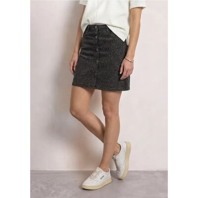 Street One Kniefreier Rock mit Leo-Print female Street One Kniefreier Rock mit Leo-Print female