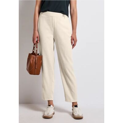 Street One Chino mit Knopfdetail female Beige Street One Chino mit Knopfdetail female Beige
