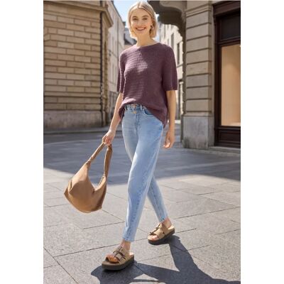 Street One Studio Street One Kurzarm Pullover mit Lochmuster female Rosa Street One Studio Street One Kurzarm Pullover mit Lochmuster female Rosa