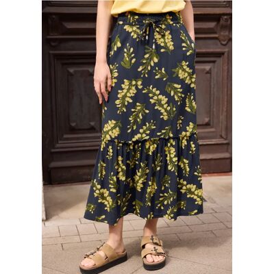 Street One Studio Street One Maxi-Rock mit Print und Tape-Detail female Blau Street One Studio Street One Maxi-Rock mit Print und Tape-Detail female Blau