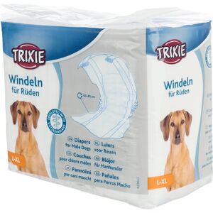 TRIXIE Hunde Windeln für Rüden, L–XL: 60–80 cm, 12 St. 23643