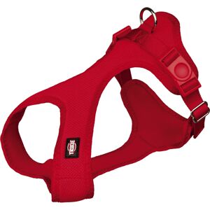 TRIXIE Softgeschirr für Welpen und kleine Hunde, S: 33-50 cm/20 mm, rot 16273