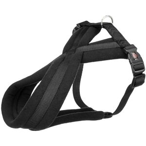 TRIXIE gepolstertes Touren-Geschirr für Hunde, L: 60–100 cm/25 mm, schwarz 204101