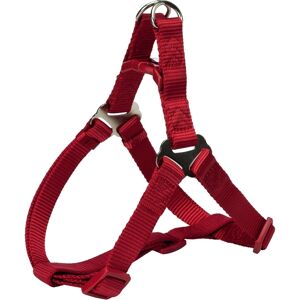 TRIXIE Premium One Touch Nylon Hundegeschirr, XL: 80–100 cm/25 mm, rot 204703