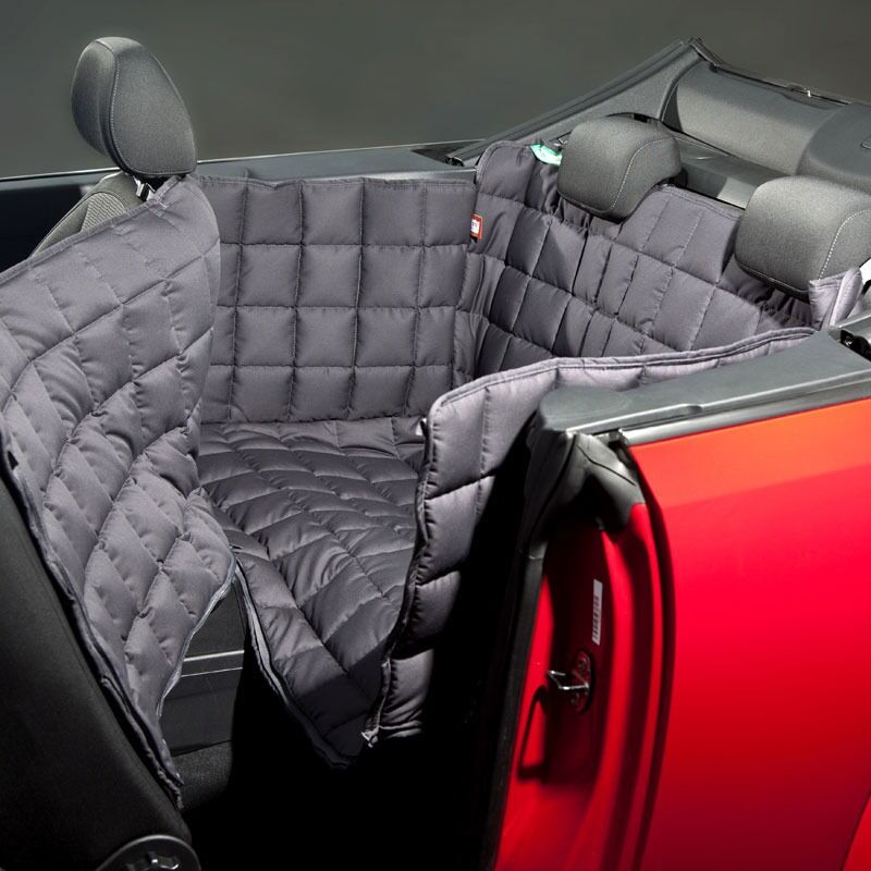 Doctor Bark 2-Sitzer 2-Türer Cabrio Autodecke, S: Sitzbankbreite 110 cm, Sitzhöhe 50 cm, Sitztiefe 50 cm, grau