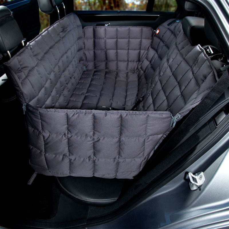 Doctor Bark Autodecke 3-Sitz Rücksitz, S: Sitzbreite 120 cm, Sitztiefe 40 cm, Sitzhöhe 50 cm, grau