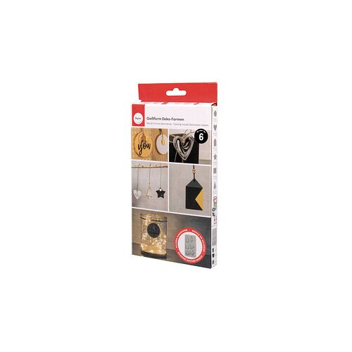 Rayher Gießformen Silikon Deko-Formen grau