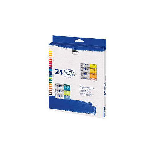 KREUL eL Greco Acrylfarben farbsortiert, 24 St.