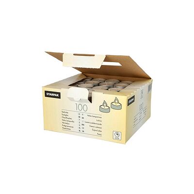 STARPAK Teelichter weiß, 100 St. STARPAK Teelichter weiß, 100 St.