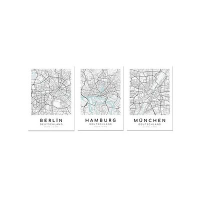 LUMA Poster-Set Stadtplan, Karton - Poster-Set LUMA Poster-Set Stadtplan, Karton - Poster-Set