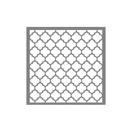 Rayher Dekor-Schablone Waben klassisch grau