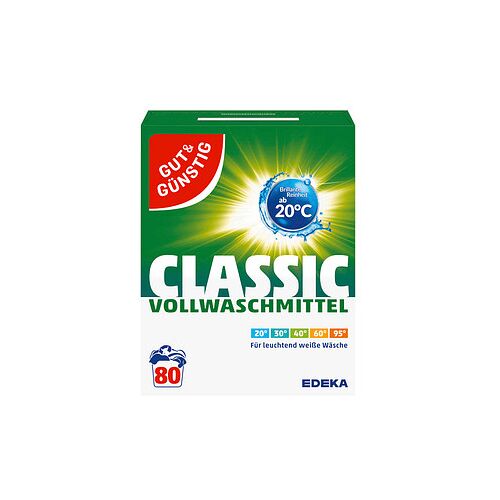 GUT&GÜNSTIG CLASSIC Waschmittel Pulver, 5,2 kg