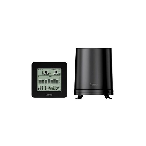 hama Mykonos Wetterstation schwarz