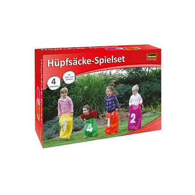 Idena Gelb, Grün, Orange, Pink Hüpfspiel-Set für Kinder Idena Gelb, Grün, Orange, Pink Hüpfspiel-Set für Kinder