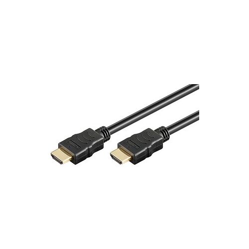 goobay HDMI A Kabel 18 Gbit/s 20,0 m schwarz, 1 St.