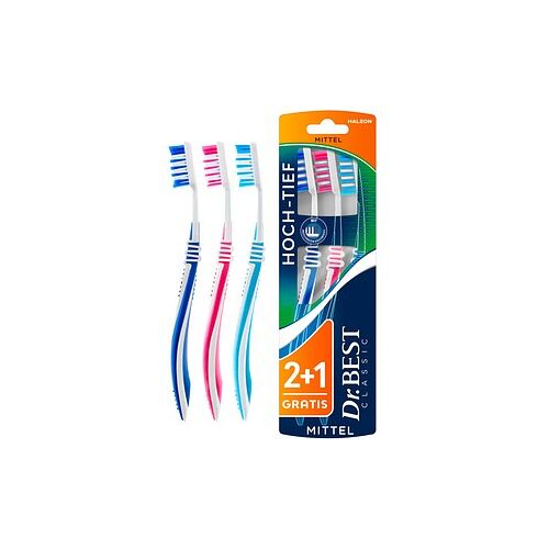 3 Dr.Best Hoch-Tief Zahnbürsten