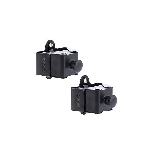 WAGNER® design yourself Garderobenhaken WH 2099 mit 1 Haken schwarz, 2 St.