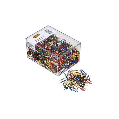 office discount Büroklammern farbsortiert lackiert, 1.500 St.