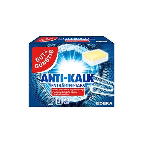 GUT&GÜNSTIG Waschmaschinen-Entkalker, 60 St.