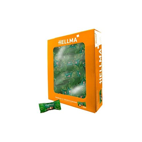 HELLMA Haselnuss mit Vollmilchschokolade Schokolade 380 St./912,0 g