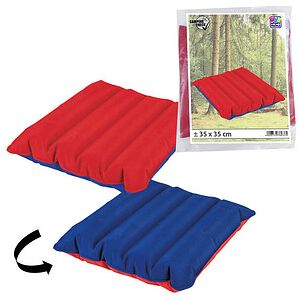 HAPPY PEOPLE® Sitzkissen aufblasbar blau, rot 35,0 x 35,0 cm, 1 St. HAPPY PEOPLE® Sitzkissen aufblasbar blau, rot 35,0 x 35,0 cm, 1 St.
