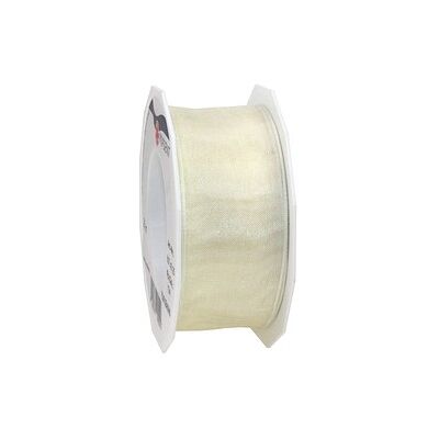 PRÄSENT Geschenkband Four Seasons seidenmatt creme 40,0 mm x 25,0 m PRÄSENT Geschenkband Four Seasons seidenmatt creme 40,0 mm x 25,0 m