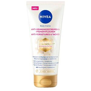 NIVEA LUMINOUS630® ANTI-DEHNUNGSSTREIFEN & PIGMENTFLECKEN Body Creme 200,0 ml NIVEA LUMINOUS630® ANTI-DEHNUNGSSTREIFEN & PIGMENTFLECKEN Body Creme 200,0 ml