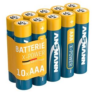 Ansmann Modell - 10 Batterien Micro AAA - 1,5 V - Batteriepäckchen Ansmann Modell - 10 Batterien Micro AAA - 1,5 V - Batteriepäckchen