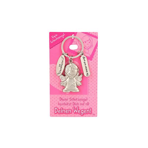 DEPESCHE Schlüsselanhänger 002 Schutzengel silber