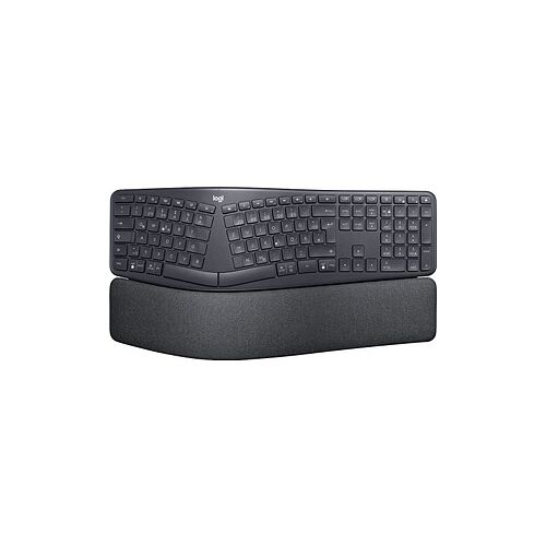 Logitech ERGO K860 for Business ergonomische Tastatur kabellos schwarz