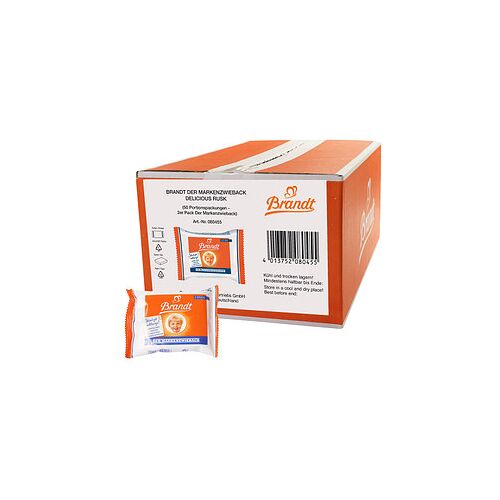 Brandt Markenzwieback Gebäck 50x 2 St., 50x 2 St.