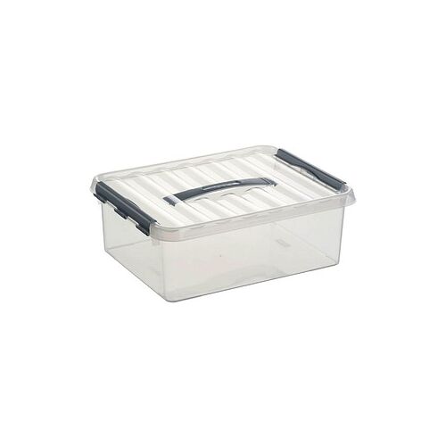 sunware Q-line Aufbewahrungsbox 12,0 l transparent 40,0 x 30,0 x 14,0 cm, 1 St.