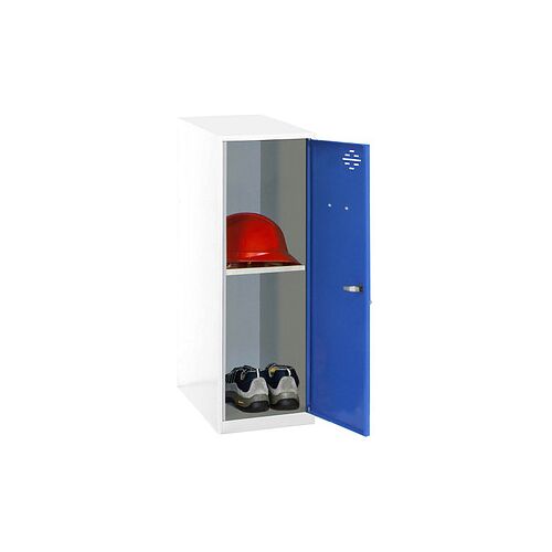 Simonrack Spind SIMONLOCKER DISM weiß, blau 8425437116803, 1 Schließfach 30,0 x 50,0 x 91,5 cm