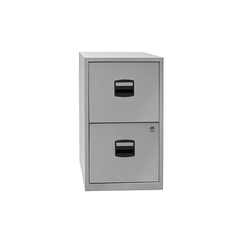 BISLEY Home PFA 2 Hängeregistraturschrank silber 2 Schubladen 41,3 x 40,0 x 67,2 cm, 1 St.