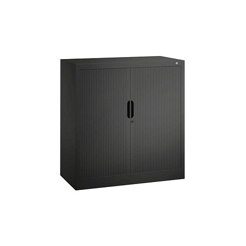 CP Omnispace Rollladenschrank schwarzgrau 2 Fachböden 100,0 x 42,0 x 103,0 cm