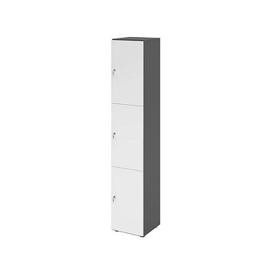 HAMMERBACHER Schließfachschrank - 3 Fächer - 40x42x215.6cm HAMMERBACHER Schließfachschrank - 3 Fächer - 40x42x215.6cm