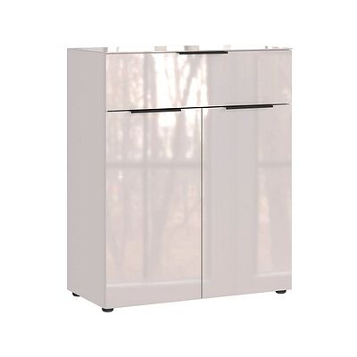 GERMANIA Oakland Sideboard - Glasplatte, 83x102cm - Hergestellt in Deutschland GERMANIA Oakland Sideboard - Glasplatte, 83x102cm - Hergestellt in Deutschland