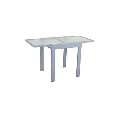 GARDEN PLEASURE LOLA Grauer Gartentisch zum Ausziehen GARDEN PLEASURE LOLA Grauer Gartentisch zum Ausziehen