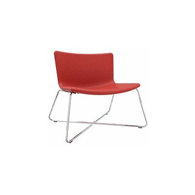 fm LODUS Roter Stoffsessel - Stuhl fm LODUS Roter Stoffsessel - Stuhl