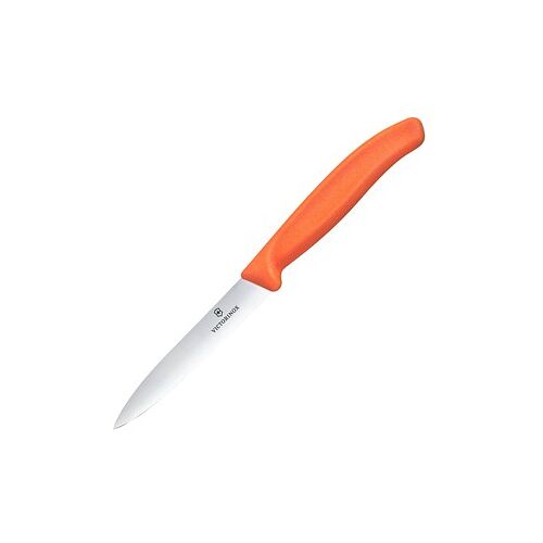 VICTORINOX Küchenmesser Swiss Classic silber, orange, Klinge: 10,0 cm, 1 St.