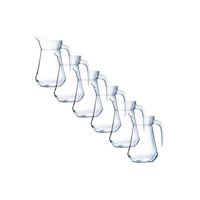 ARCOROC Glas-Karaffe 1,0 l, 6 Stück - Karaffe ARCOROC Glas-Karaffe 1,0 l, 6 Stück - Karaffe