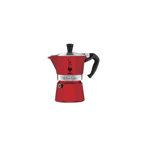BIALETTI Moka Express 6 Espressokocher rot, 6 Tassen