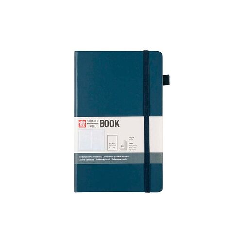 Sakura Notizbuch ca. DIN A5 kariert, dunkelindigo Hardcover 160 Seiten, 1 St.