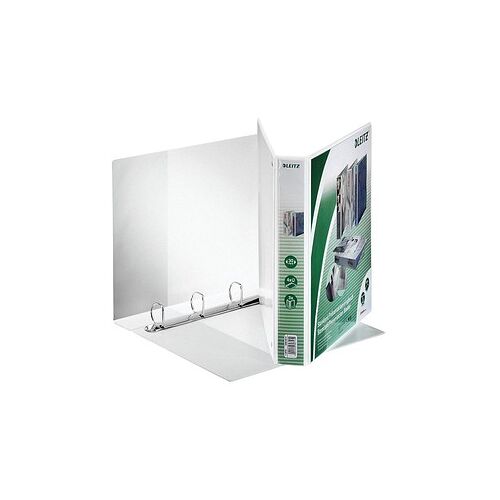 LEITZ Präsentationsringbücher 4-Ringe weiß 5,0 cm DIN A4, 6 St.